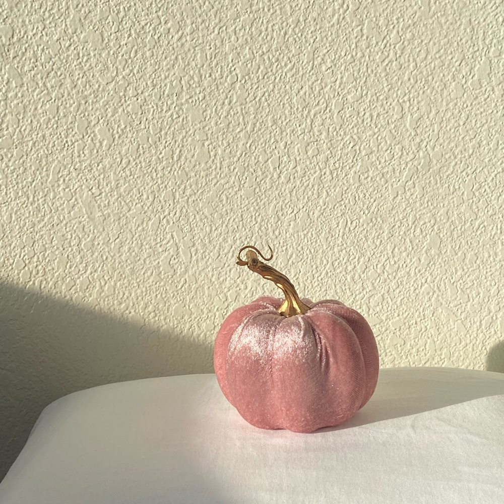 Velvet cover Pumpkin Decor bundle of 6